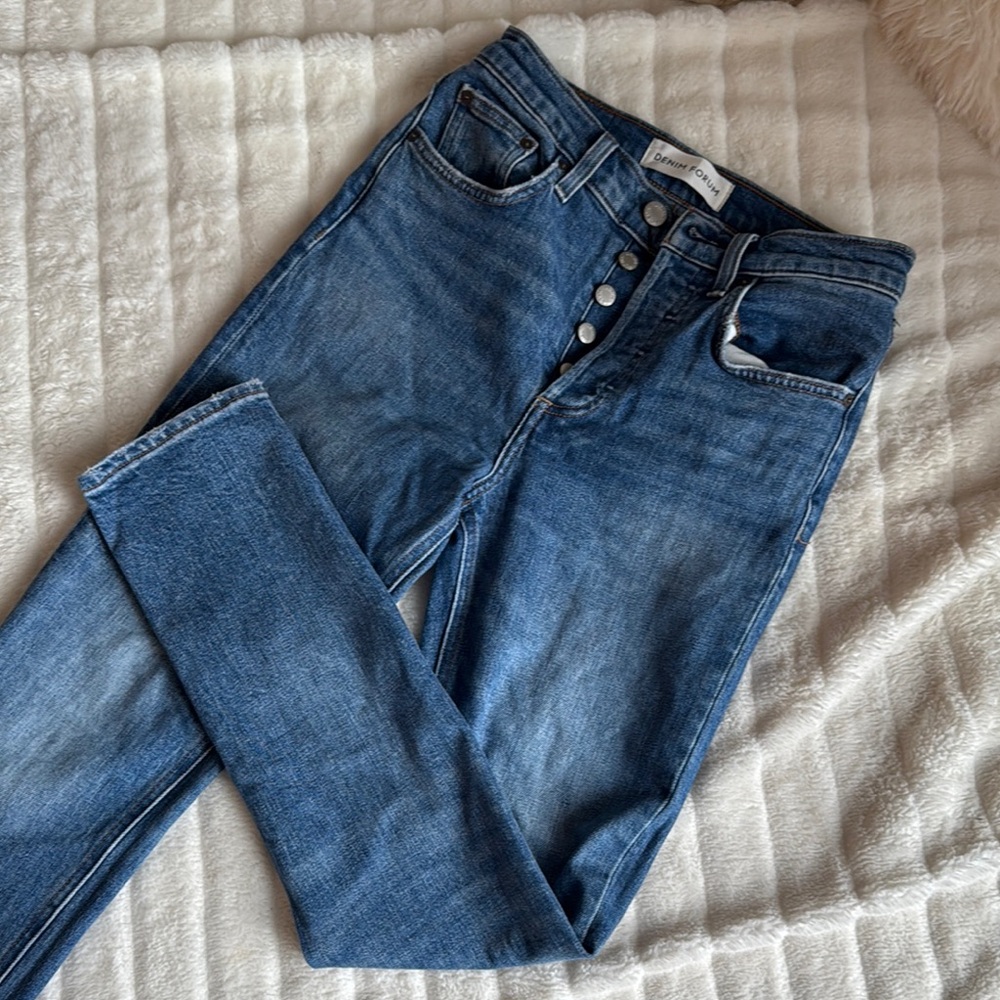 Denim forum the yoko high rise slim